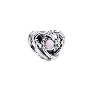 Pandora Moments Silver Lab-Grown Opal Charm